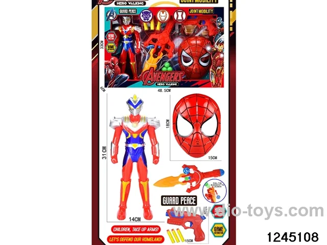 Warriors & slingshot & gun & mask sets
