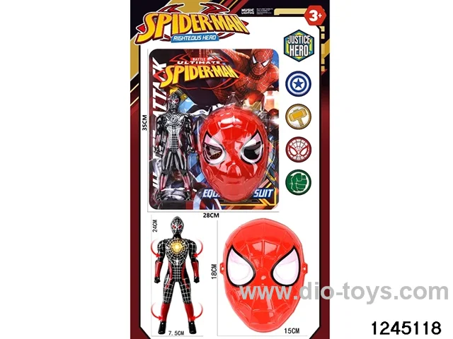 spiderman & mask sets