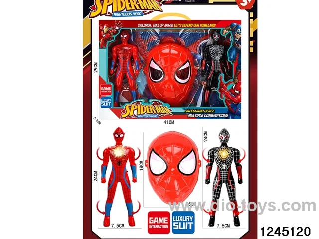 spiderman & mask sets
