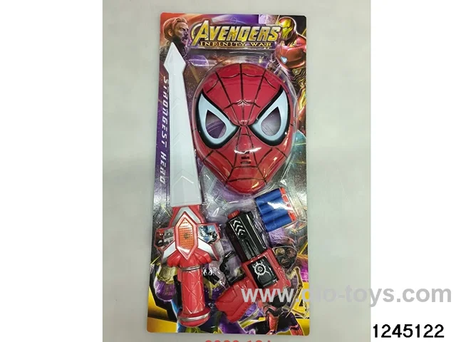 spider sword with mask and EVA gun