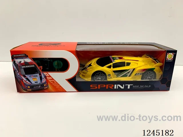 1:22 27MHZ Poison RC Racing Car (Red/Yellow) (not included battery)
