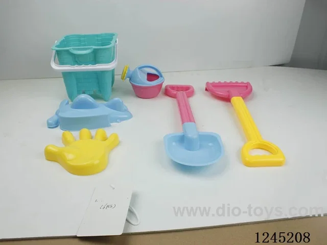 beach castle bucket (square)(6PCS)