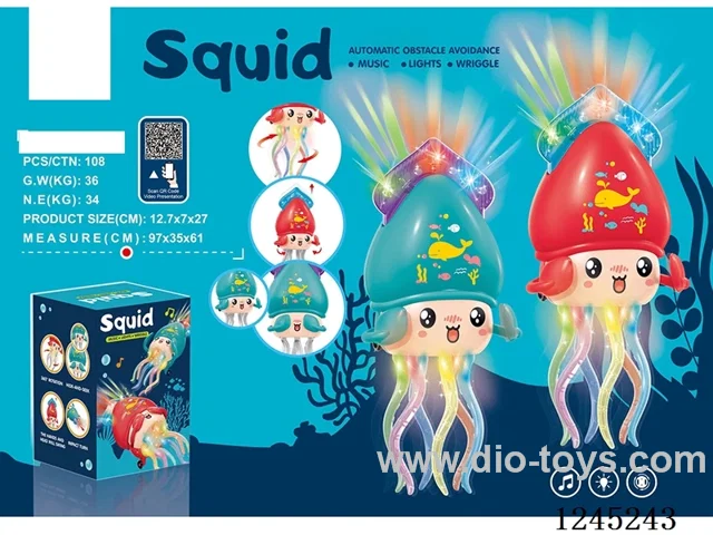 B/O Universal Dancing Squid not included battery 2 colors