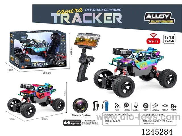 1:18 RC Alloy Climbing Camera Vehicles Mixed Pack of 2 Colours included battery