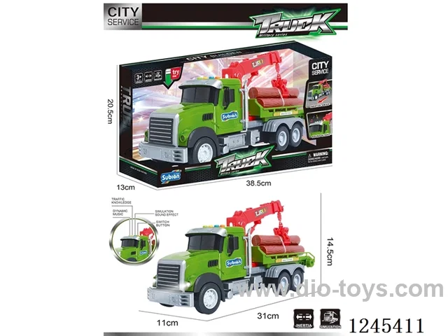 1:14 American Lumber Truck Inertia & Voice & Lights included battery