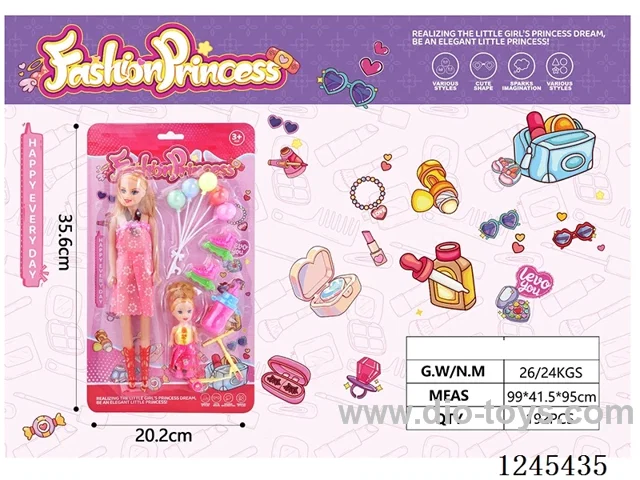 11 inch Empty Body Barbie Scooter Theme Set