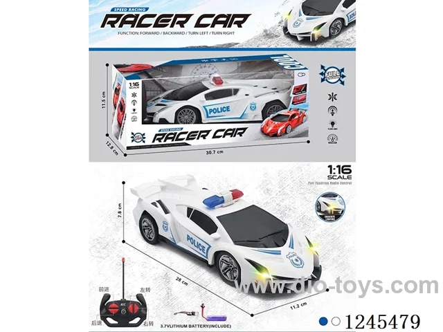 4ch RC Police Car Lamborghini included battery