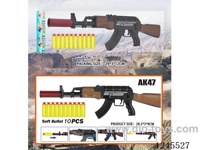 AK47 Soft Bullet Gun -Manual