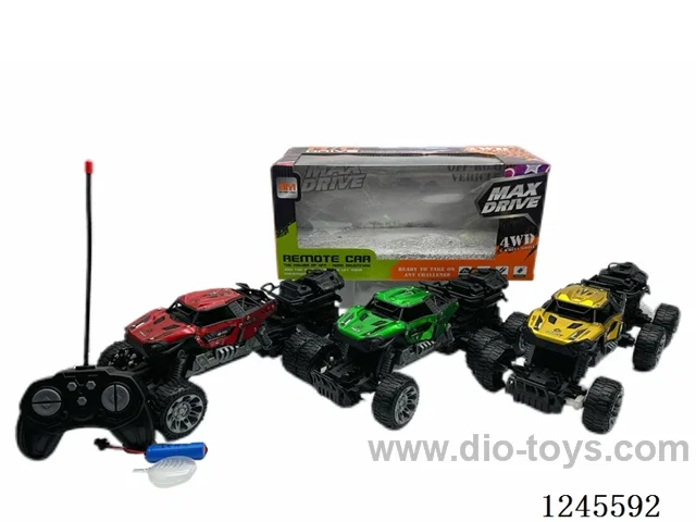 1:16 RC alloy 5ch 6-wheeled rc car with light/spray (27MHz)included battery