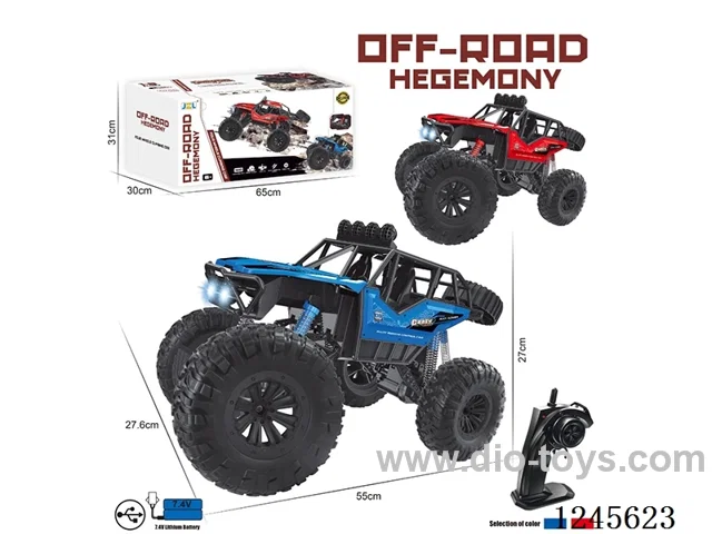 1:8 Four-wheeled RC Climbing Vehicle included battery
