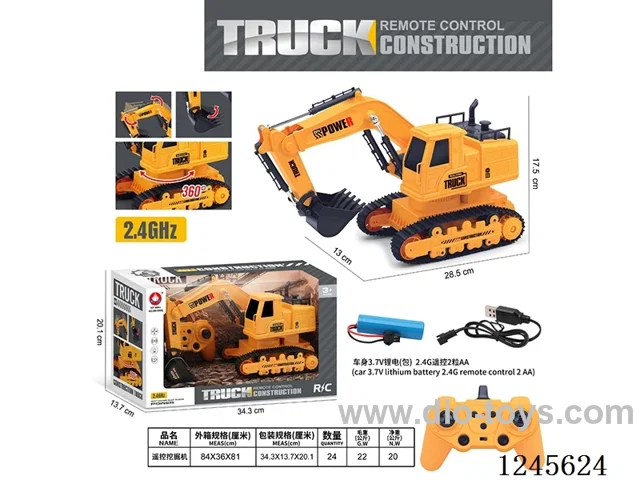 RC Excavator included battery