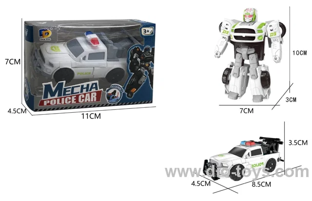 DIY  police car in window box