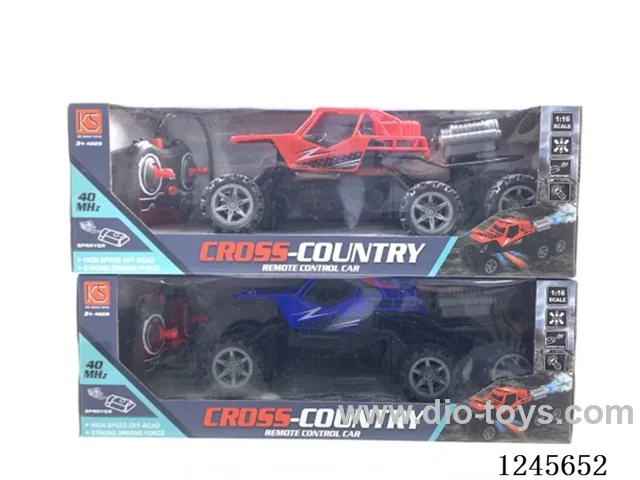 5ch RC car with spray included battery 2 colors