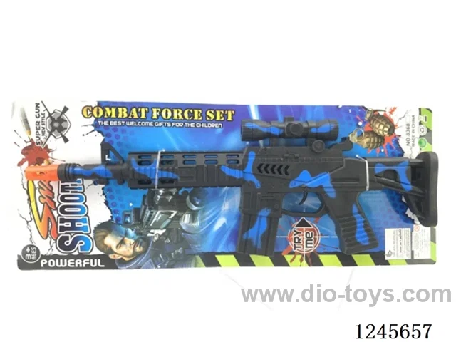 Camouflage blue flint gun