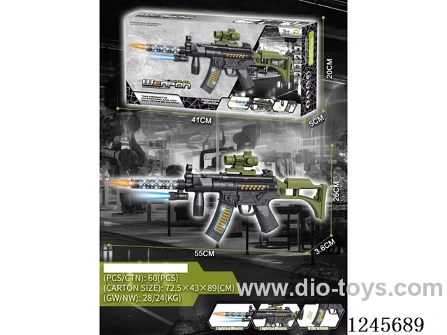 B/O gun W L/M not included battery