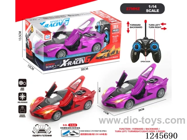 5ch Ferrari RC car with light included battery
