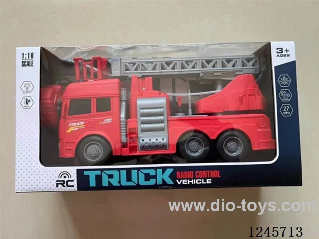 Four-key RC water spray fire truck W L/M not included battery
