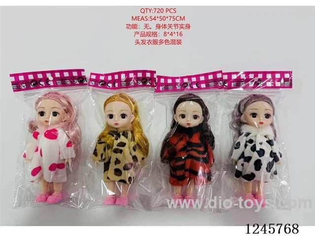 6-inch Articulated Solid-Body doll
