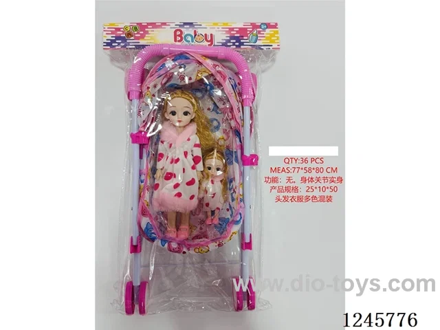12-inch + 6-inch Articulated Solid-Body doll