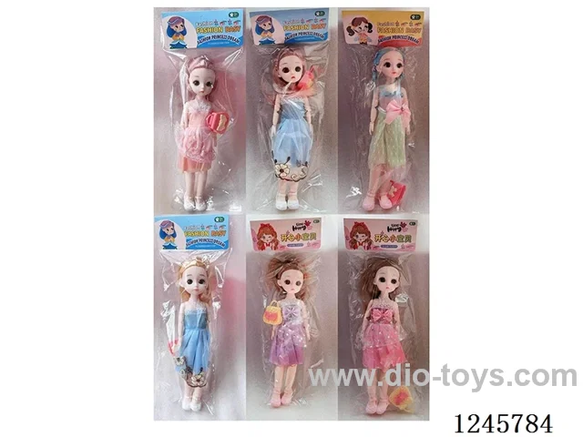 12-inch Large Doll (30cm) with Joints & 3D Big Eyes