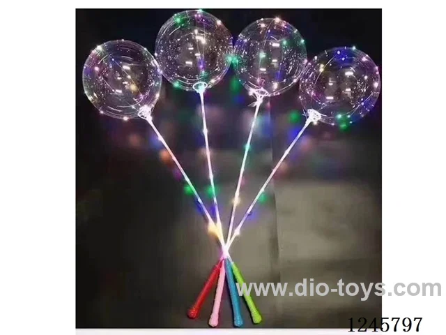 Handle Pop Ball Glow Toys