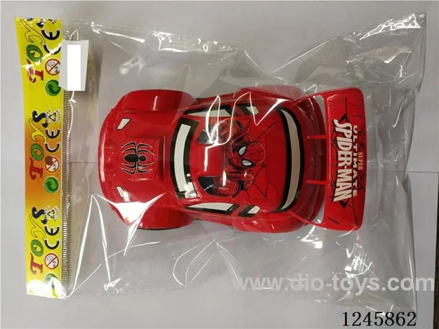 Spider-Man Pull-String Car