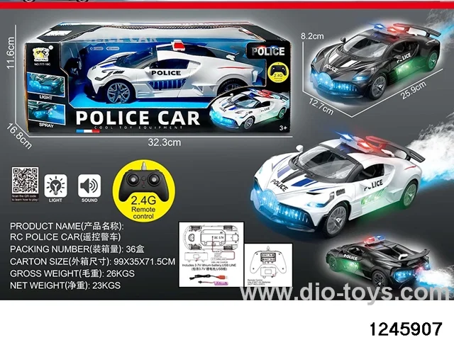 2.4G remote control car wiht music in window box