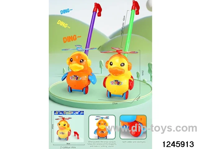 Push duck in OPP bag