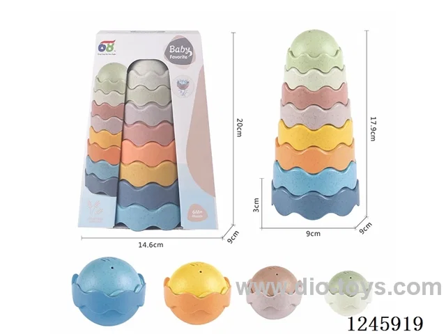 Straw Lighthouse Stacking Game