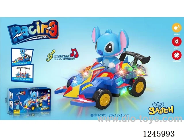 B/O universal Stitch racing car with light
