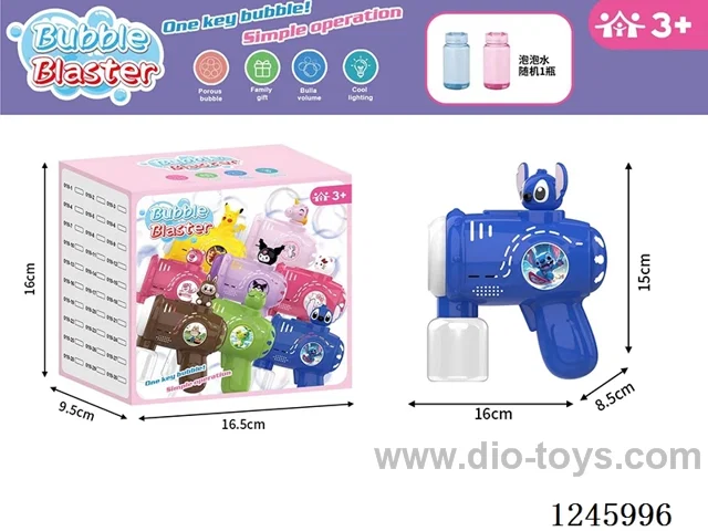 Stitch B/O bubble gun not included battery