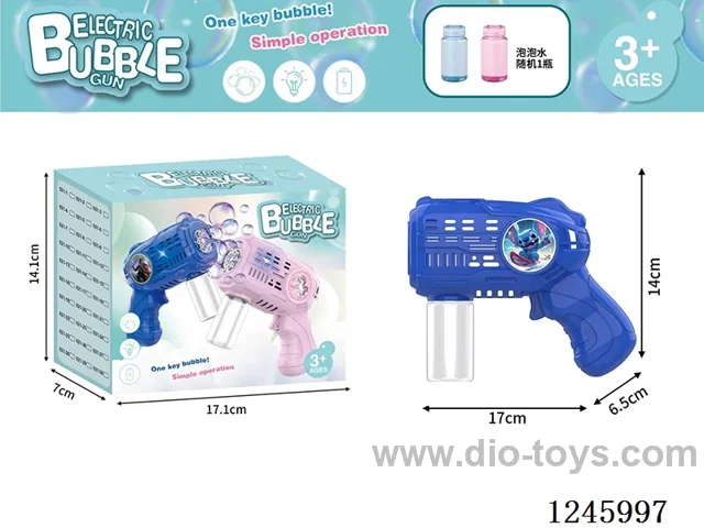 Stitch B/O bubble gun not included battery