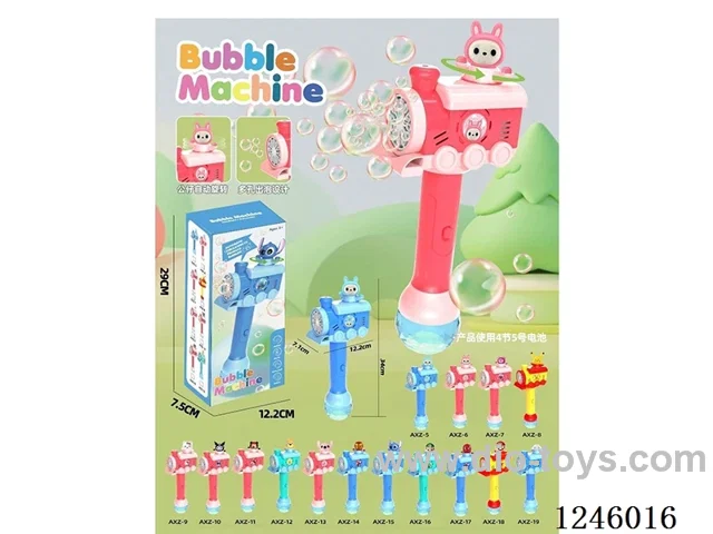 Blue Stitch music rotating bubble stick