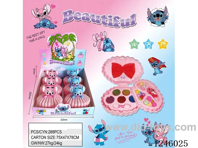 DIY Stitch beaded and makeup set (6 PCS)