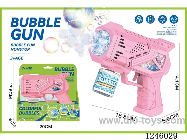 B/O bubble gun with light not included battery