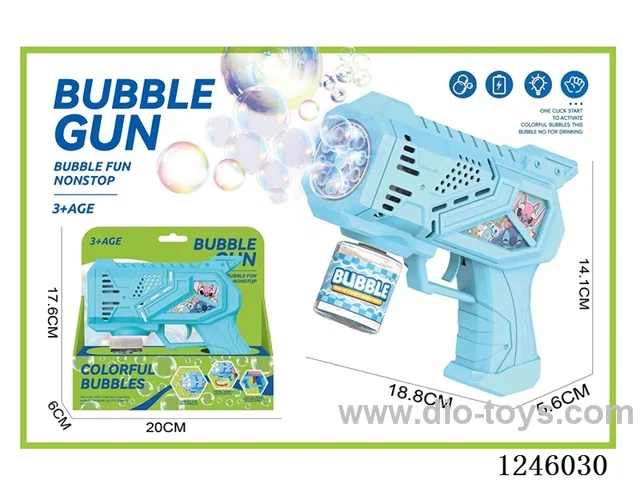 B/O bubble gun with light not included battery
