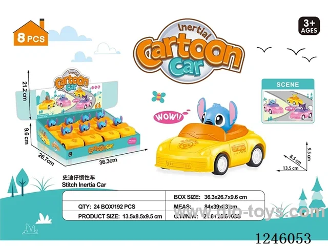 Stitch inertial car 8PCS