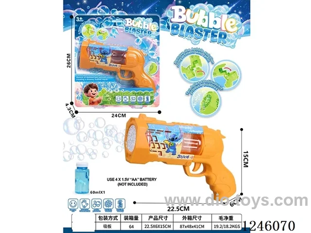 Stitch bubble gun not included battery