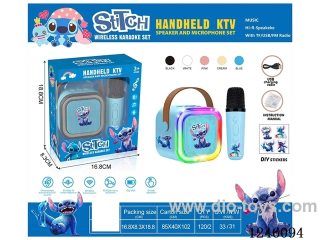 Stitch Series MP3 Bluetooth Speaker+Microphone included battery