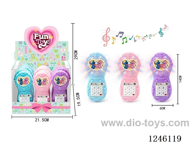 Stitch heart phone (9PCS)