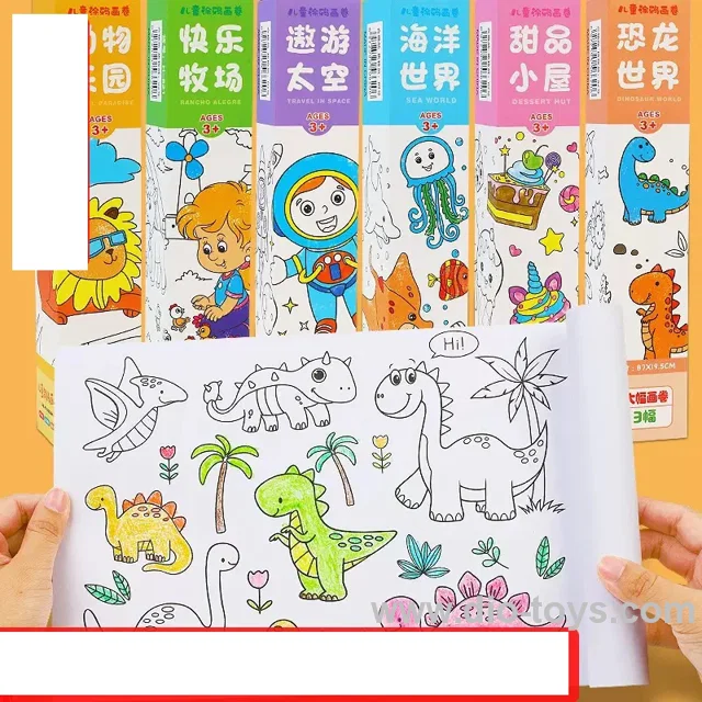 coloring drawing paper in colour box