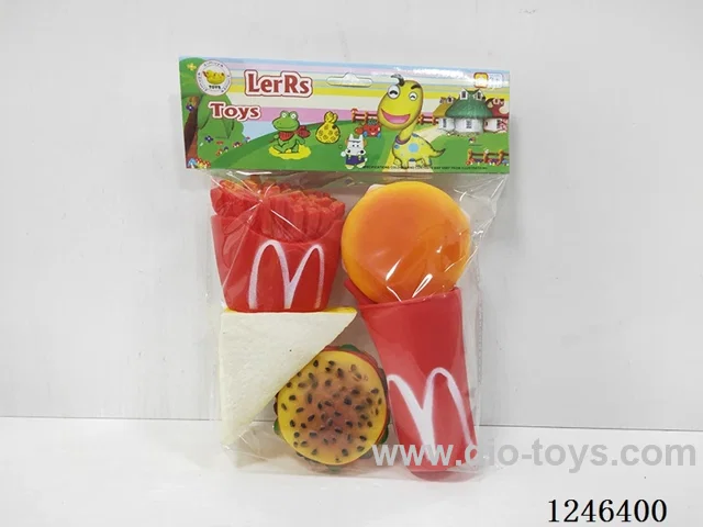 Rubber-moulded hamburger 5PCS