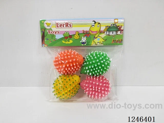 Rubber-moulded hedgehog 4PCS