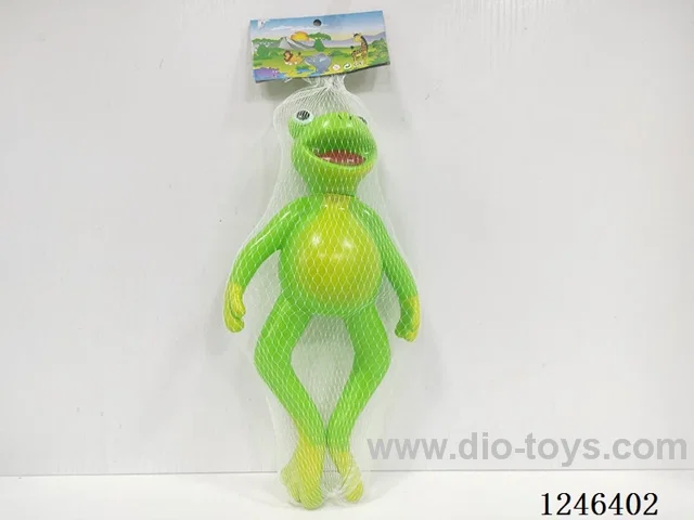 Rubber-moulded squeaker frog