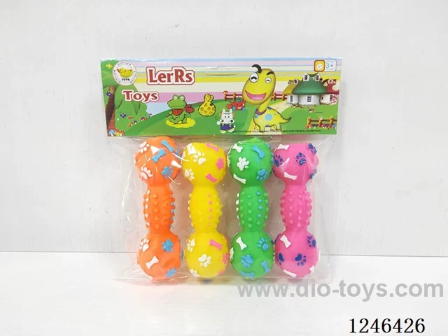 Rubber-moulded Pet Dumbbell Stick