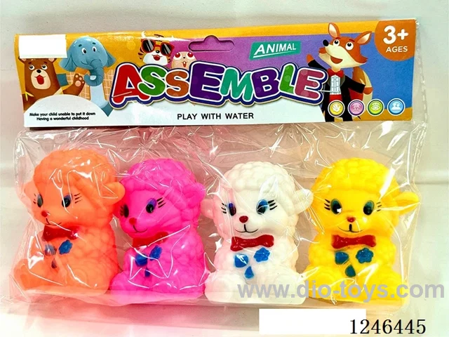 Rubber-moulded BB Whistle 4-colour Sheep