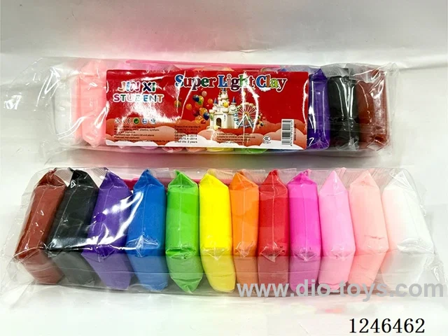 12-Colour Ultra-Light Clay with Tools