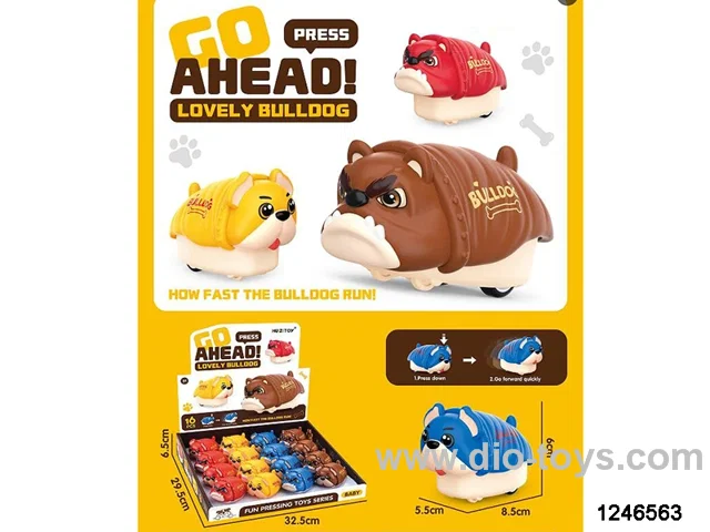 press dog toys (12pcs in one display box)