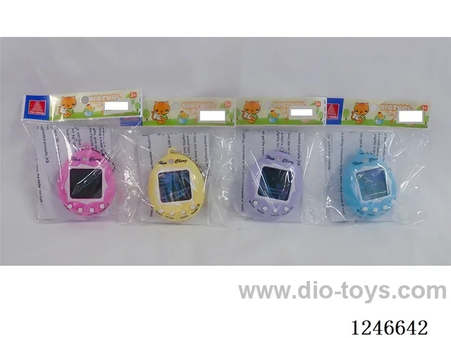 Upgraded 197-in-1 Multilingual Electronic Pet Machine with Cartoon Colour Background included battery 2*AG13