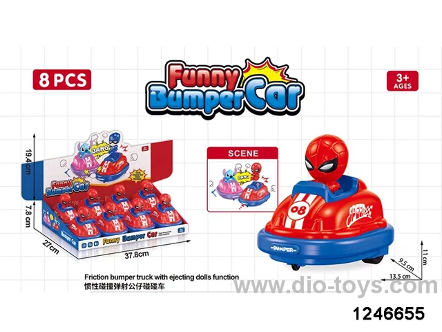 Inertial spiderman bumper car